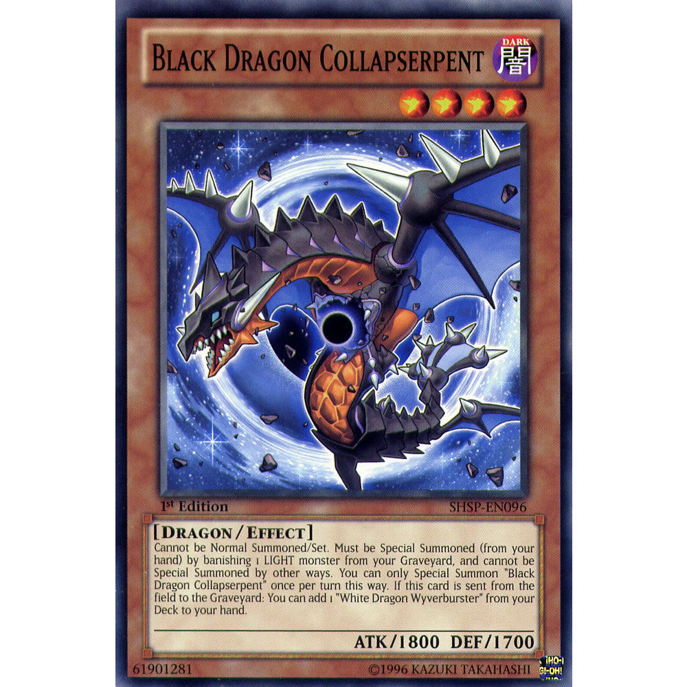 Black Dragon Collapserpent SHSP-EN096 Yu-Gi-Oh! Card from the Shadow Specters Set