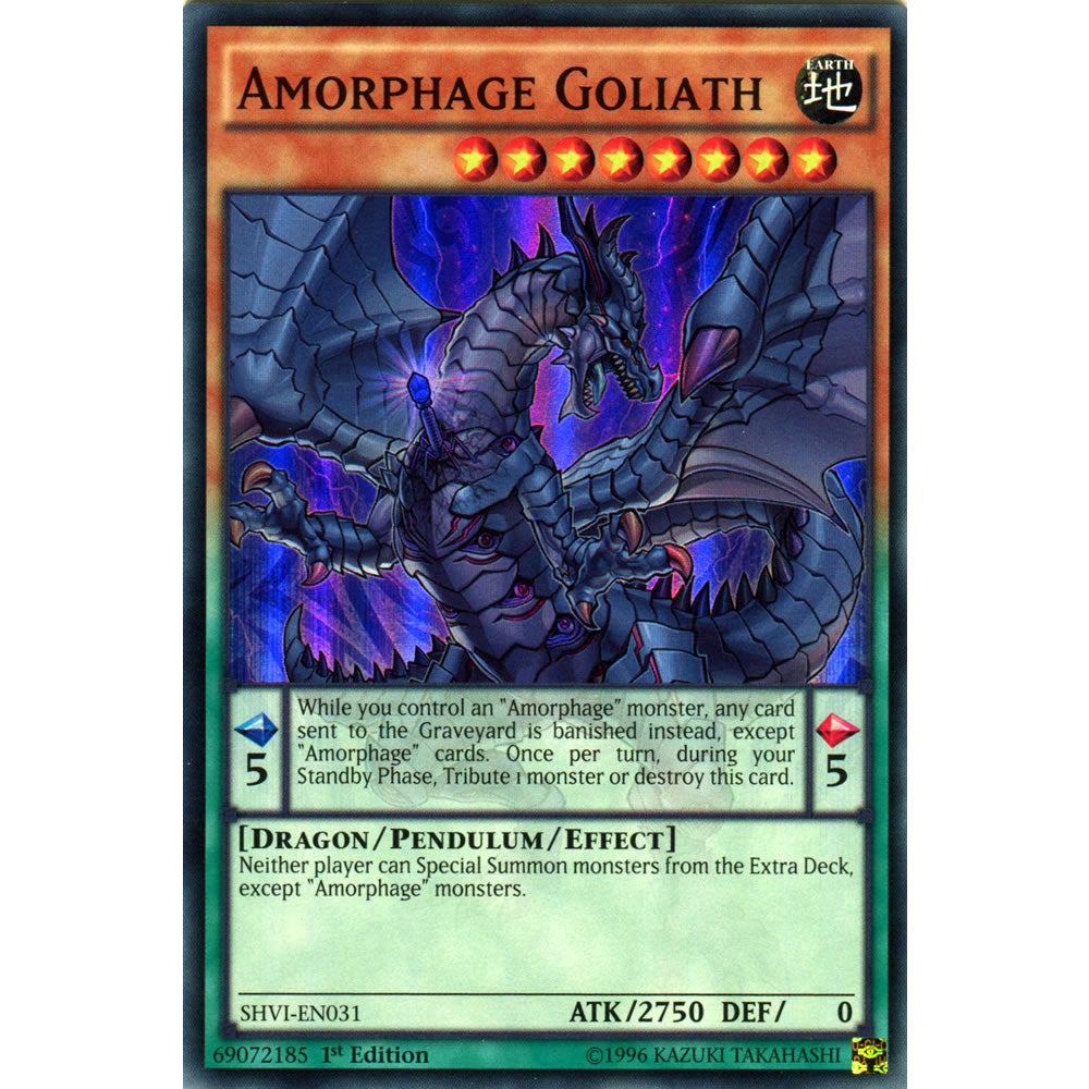 Amorphage Goliath SHVI-EN031 Yu-Gi-Oh! Card from the Shining Victories Set