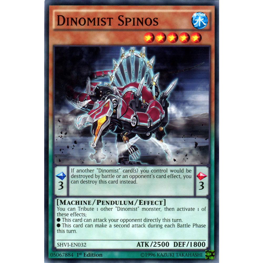 Dinomist Spinos SHVI-EN032 Yu-Gi-Oh! Card from the Shining Victories Set