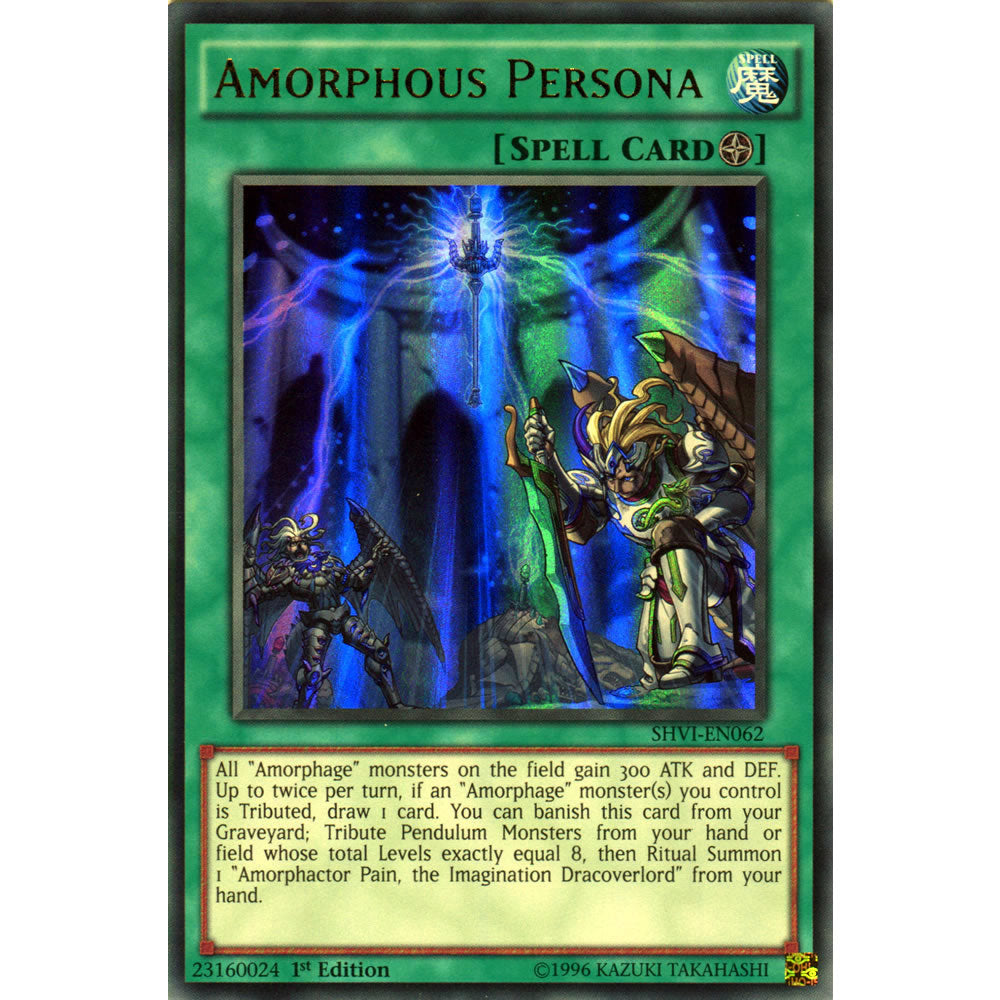 Amorphous Persona SHVI-EN062 Yu-Gi-Oh! Card from the Shining Victories Set