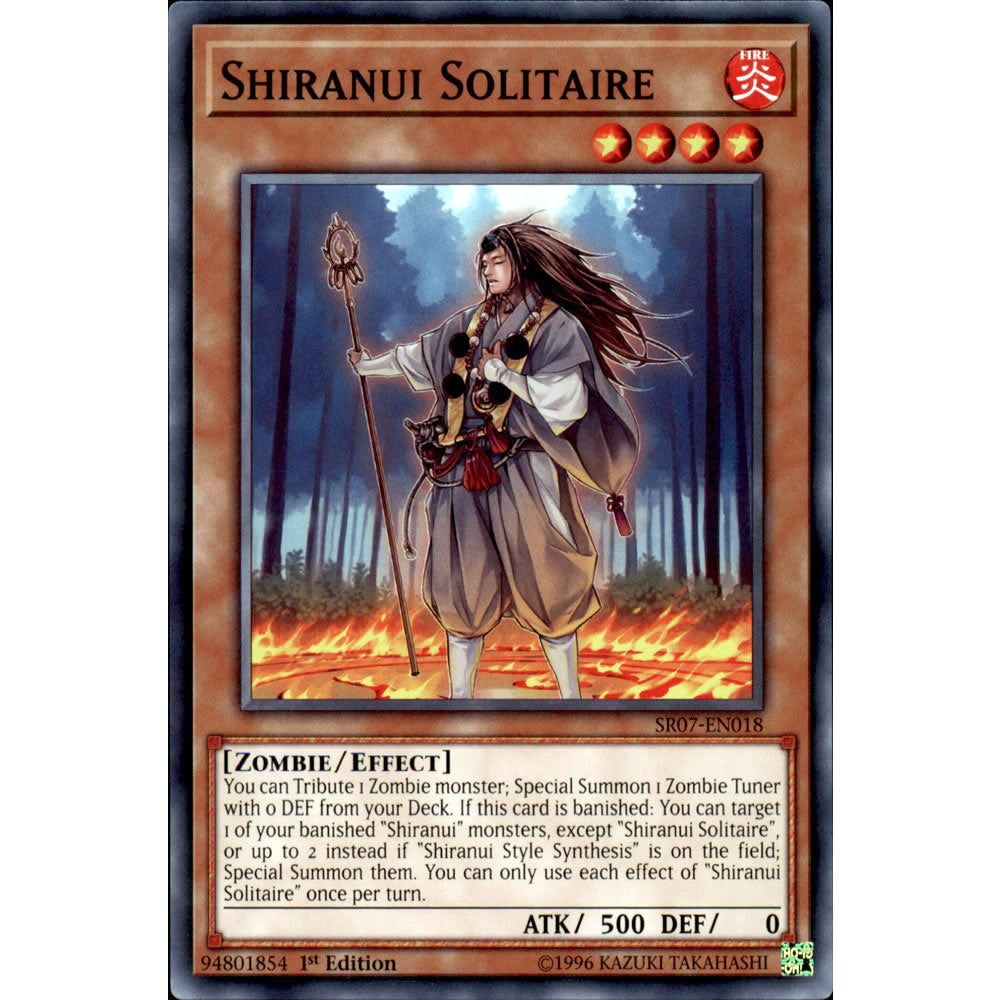 Shiranui Solitaire SR07-EN018 Yu-Gi-Oh! Card from the Zombie Horde Set