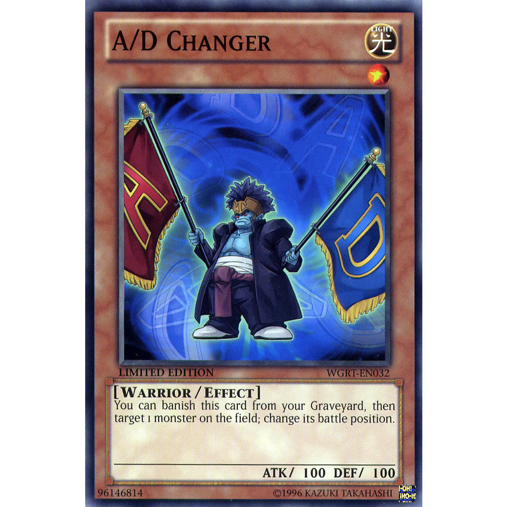 A/D Changer WGRT-EN032 Yu-Gi-Oh! Card from the War of the Giants Reinforcements Set