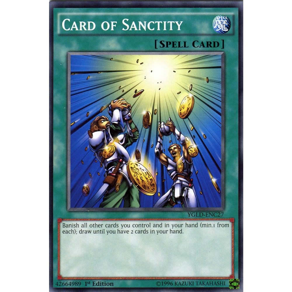 Card of Sanctity YGLD-ENC27 Yu-Gi-Oh! Card - Deckboosters