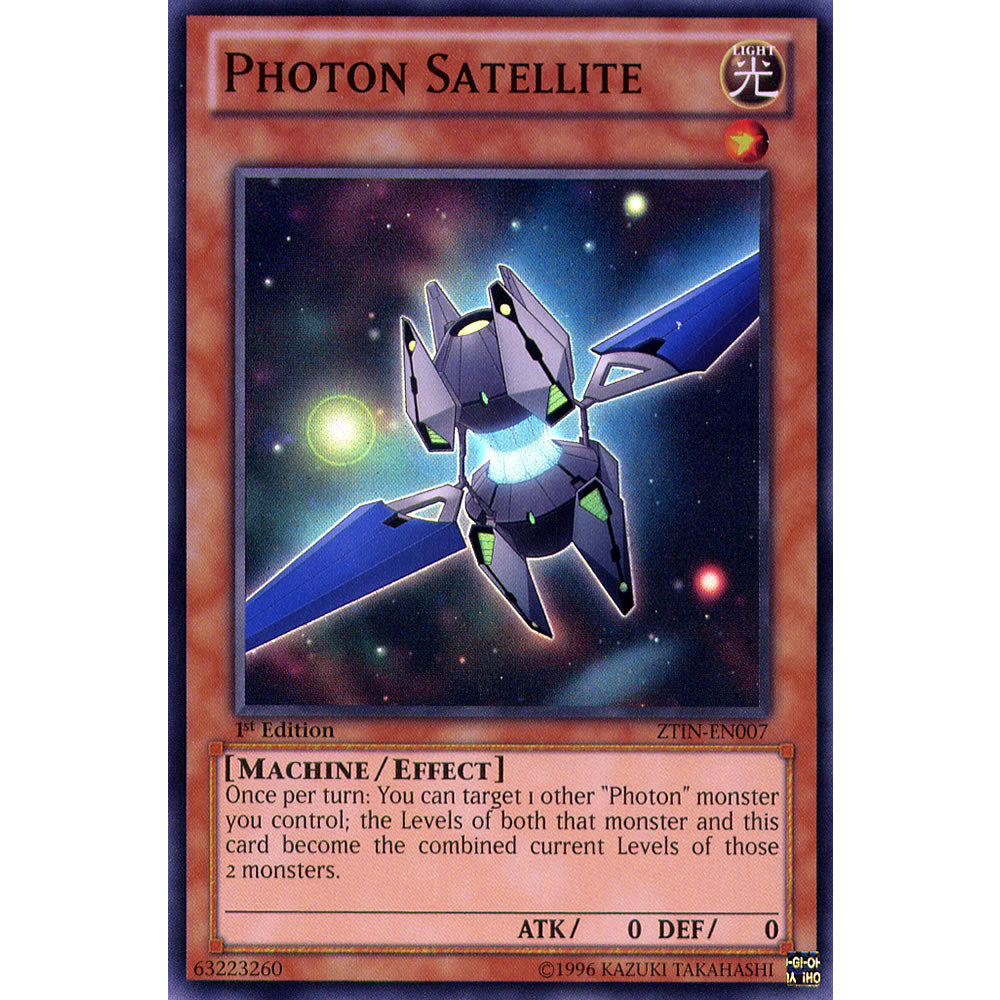 Photon Satellite ZTIN-EN007 Yu-Gi-Oh! Card from the Zexal Collection Tin Promo Set